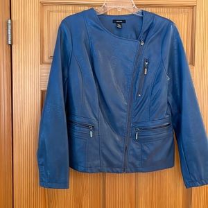 Faux Leather Jacket M
